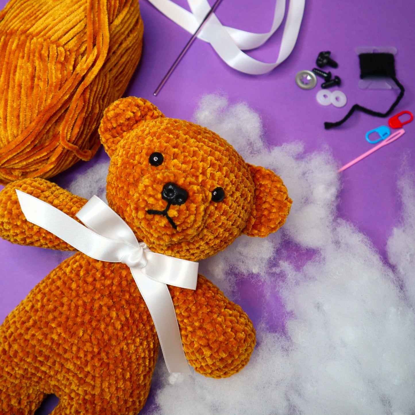 Teddy Crochet Kit