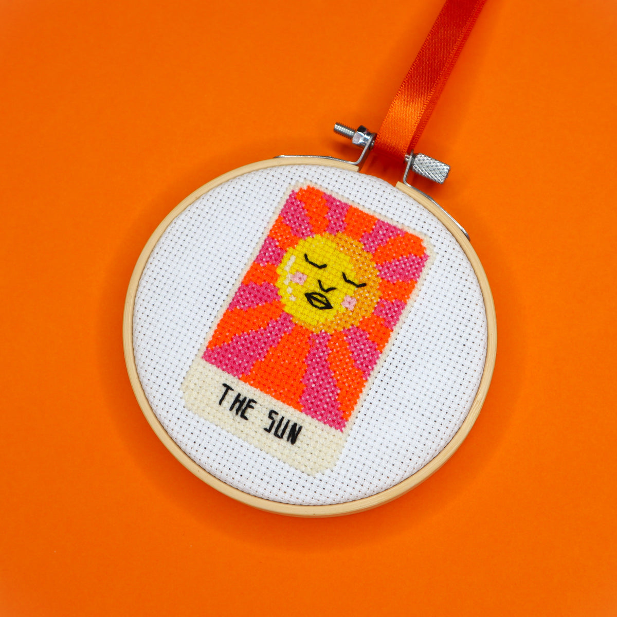 The Sun Tarot Card Cross Stitch Kit