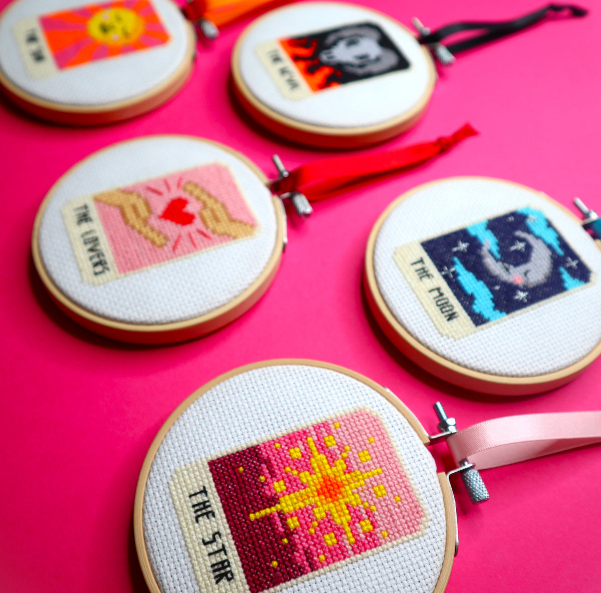 The Star Tarot Card Cross Stitch Kit