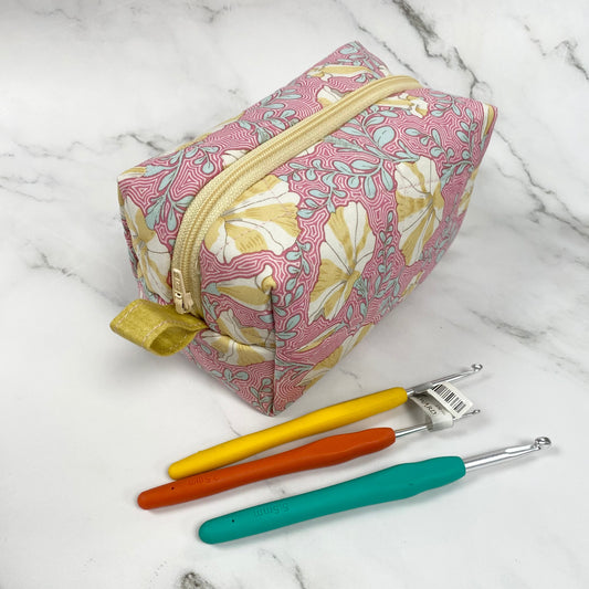 Crochet Hook Storage Bag - Floral - Handmade By Us