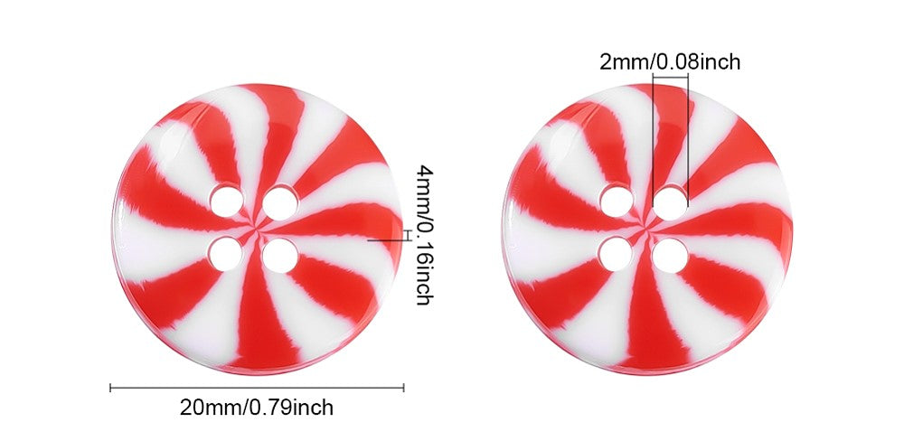 Buttons Candy 2 Hole