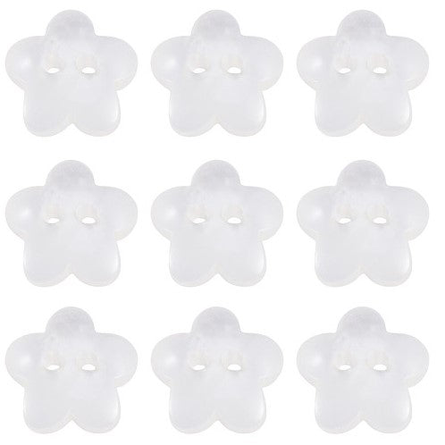 Buttons Flower Cream 2 Hole