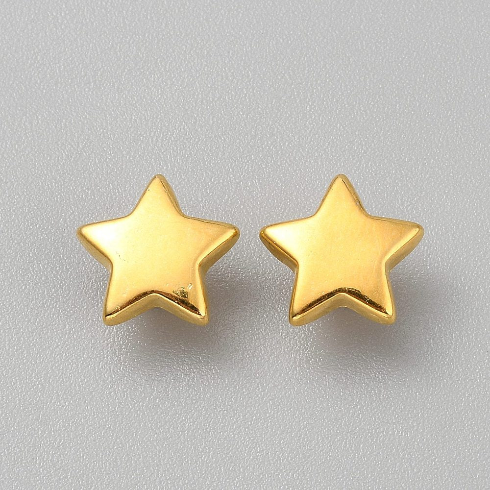 Buttons  Star - Gold