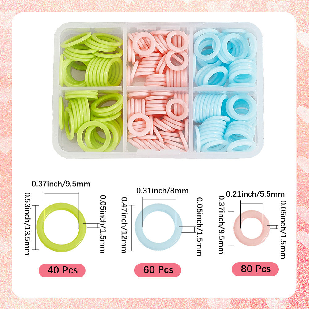 Stitch Marker Set Knitting Rings