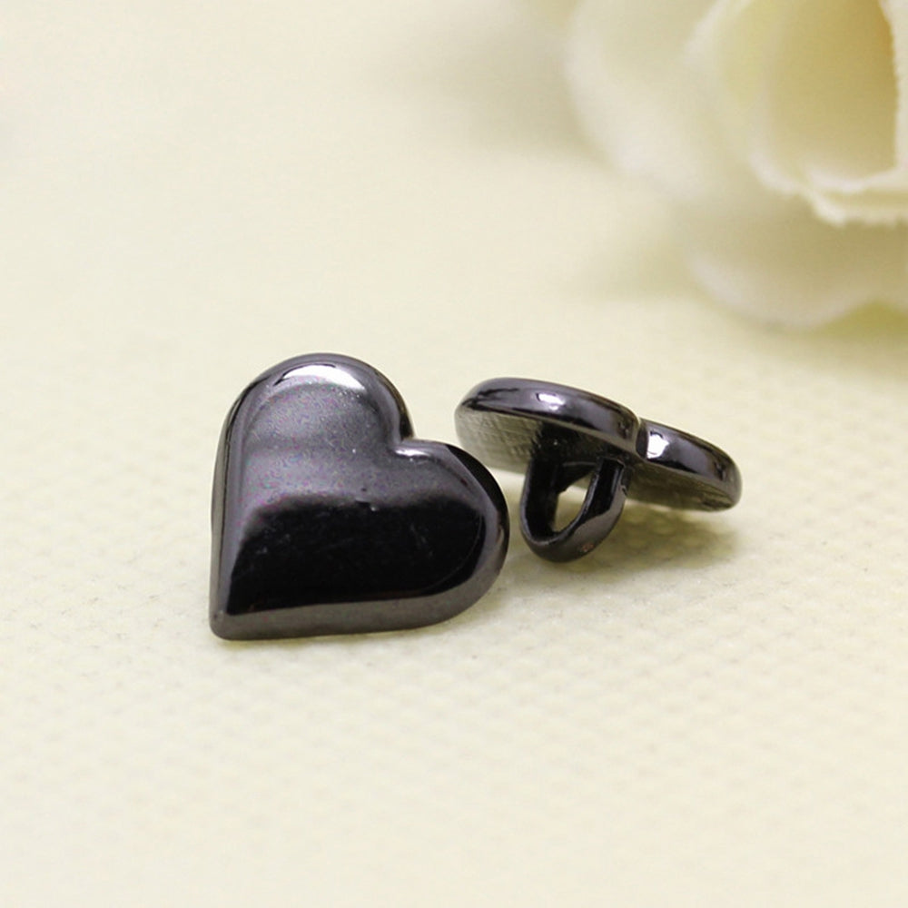 Buttons - Heart Shank 11mm