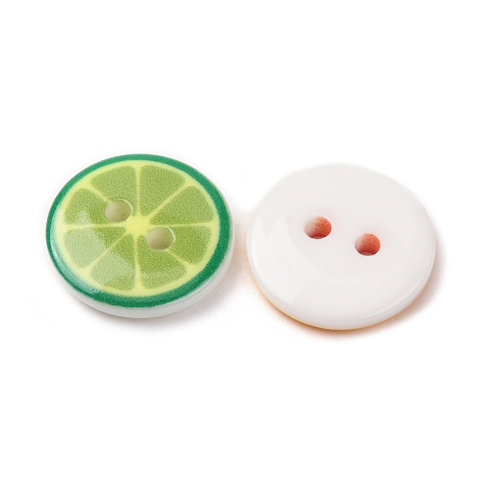 Buttons  Fruit 15mm