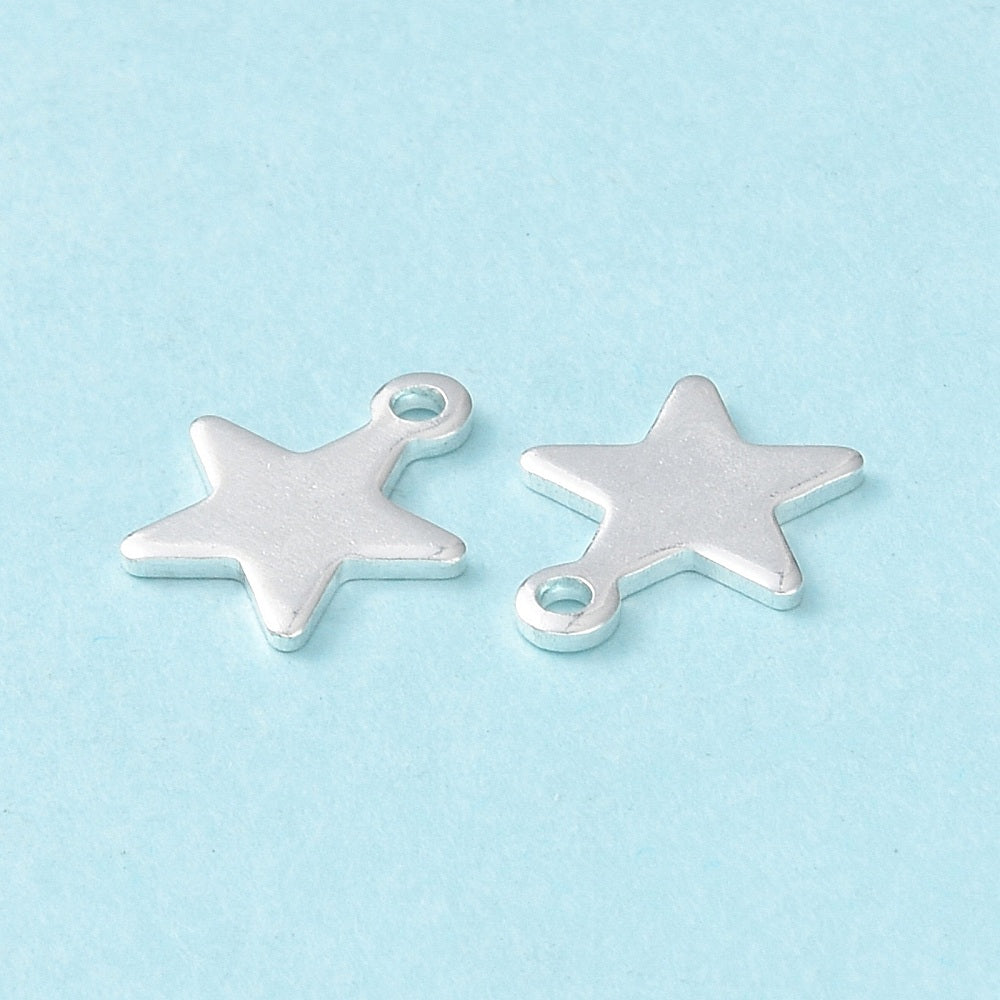Star Charm - Silver