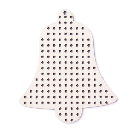 Wooden Bauble Bell Shape For Stitching