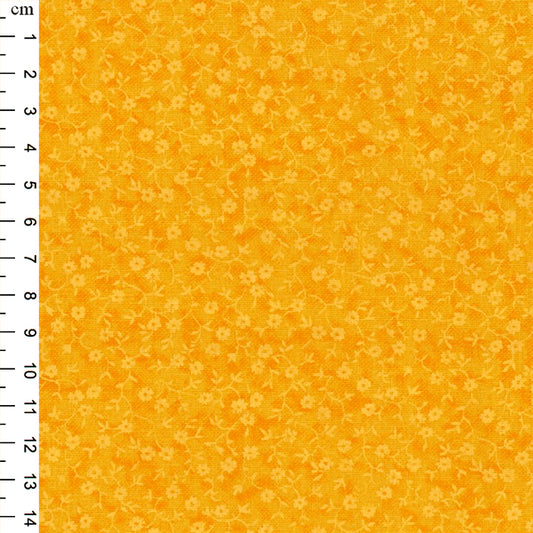 100% Cotton Blender - Ditsy Daisy - Gold