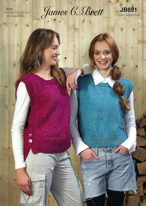 James C Brett JB891 Knitting Pattern