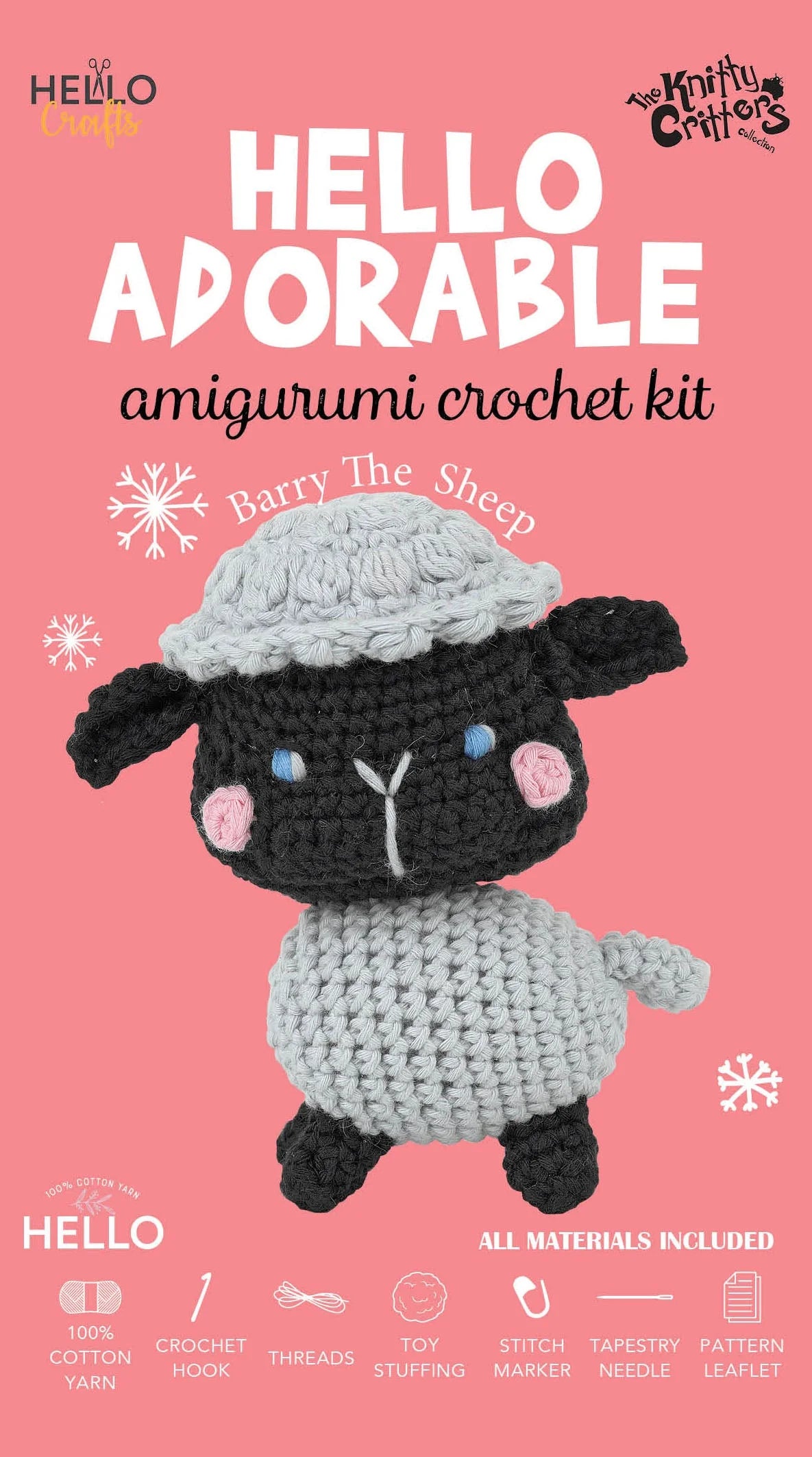 Adorables - Barry the Sheep Amigurumi Crochet kit (Copy)
