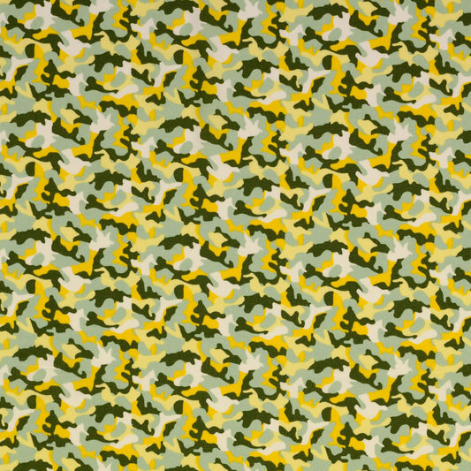 100%  Rayon Grey Green and Gold Animal Rayon Print From Mistral