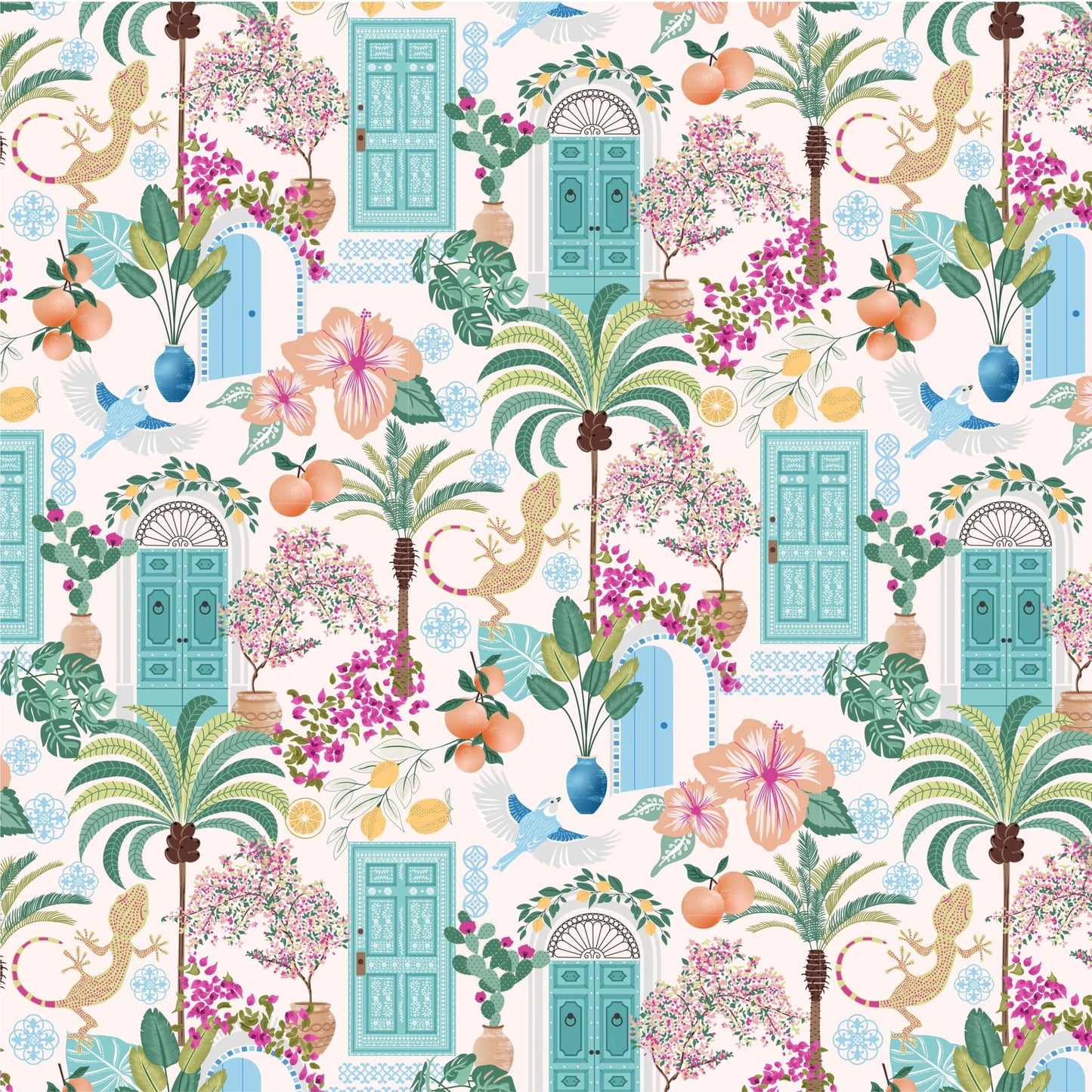 100% Cotton Mediterranean Medley