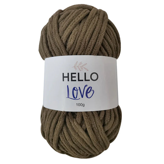 Hello Love Yarn - Mocha - Super Chunky