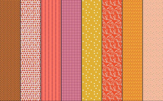 100% Cotton Gathered Lollies By Jen Kingwell For Moda _ Hazel