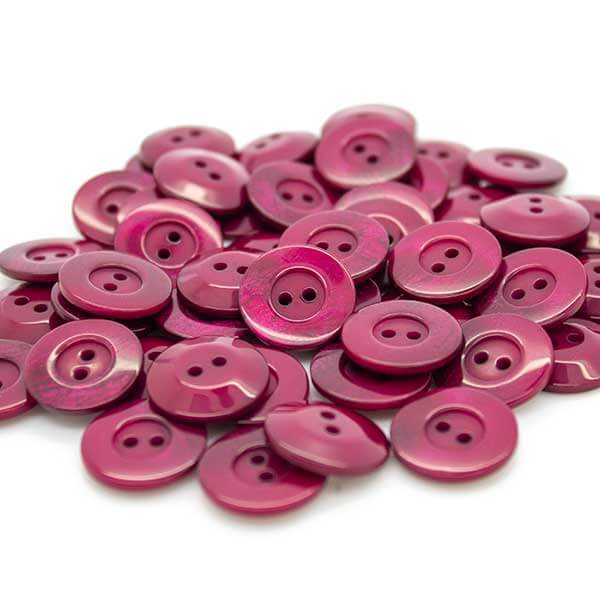 Buttons- Fuchsia 23mm