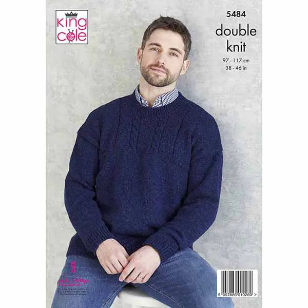 King Cole Knitting Pattern 5484 Double Knitting