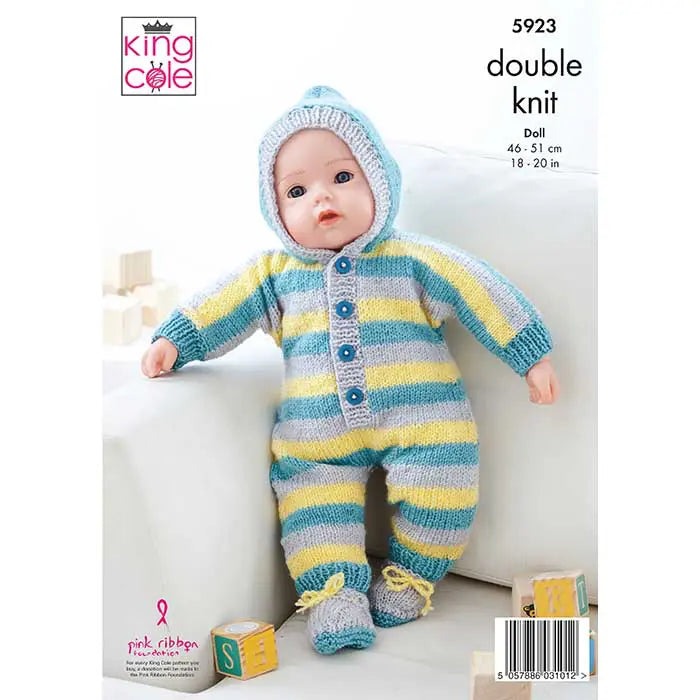 King Cole Knitting Pattern 5923 Double Knitting