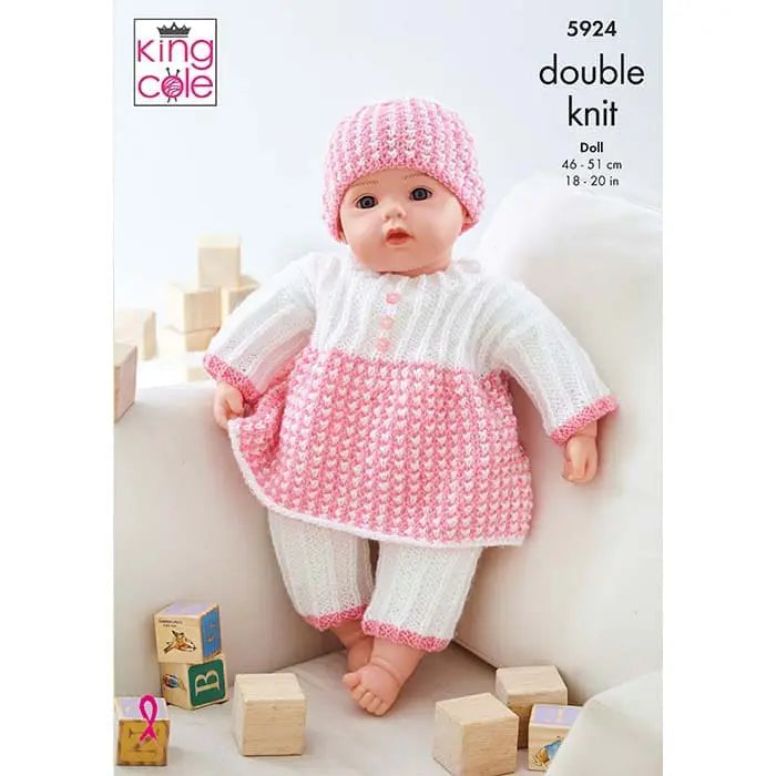King Cole Knitting Pattern 5924 Double Knitting