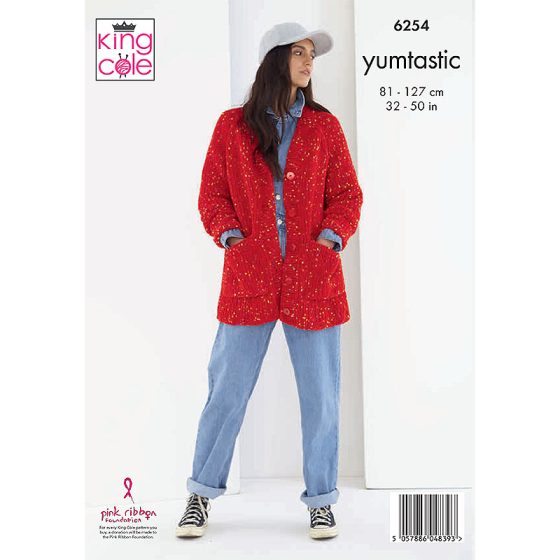 King Cole Knitting Pattern 6254 Chunky Yumtastic