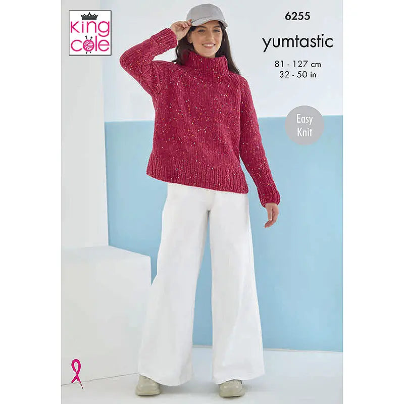 King Cole Knitting Pattern 6255 Chunky Yumtastic