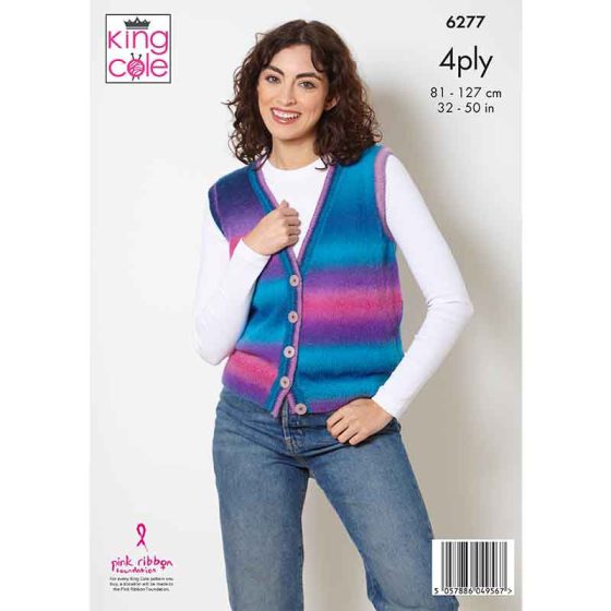 King Cole Knitting Pattern 6277
