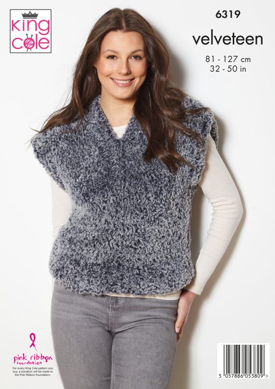 King Cole Knitting Pattern  Slipovers 6319
