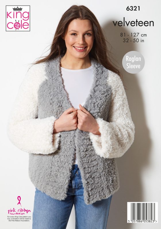 King Cole Knitting Pattern  Sweater and Jacket 6321