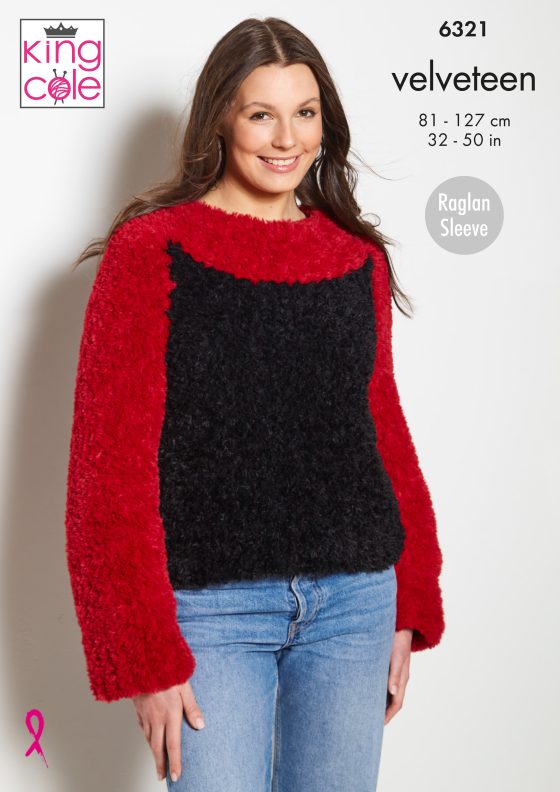 King Cole Knitting Pattern  Sweater and Jacket 6321