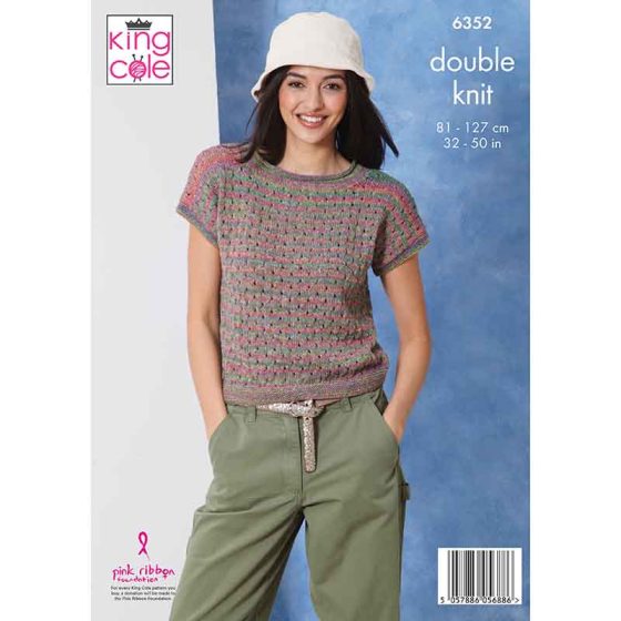 King Cole 6351  Tops -  DK