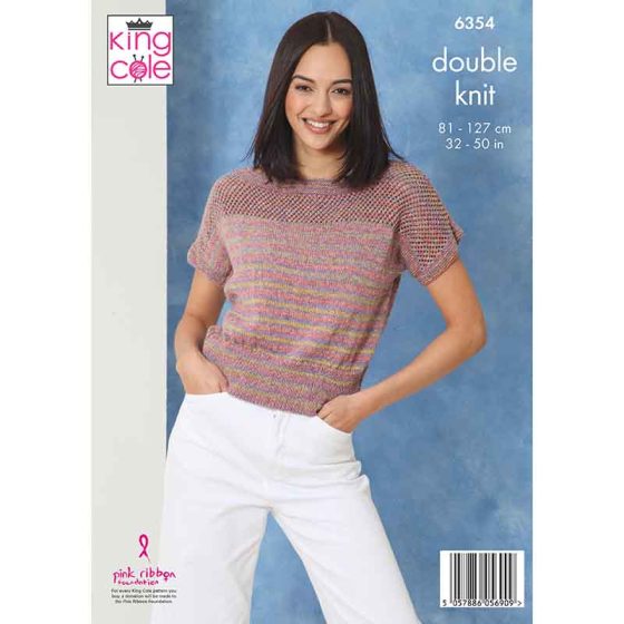 King Cole 6354  Tops - DK