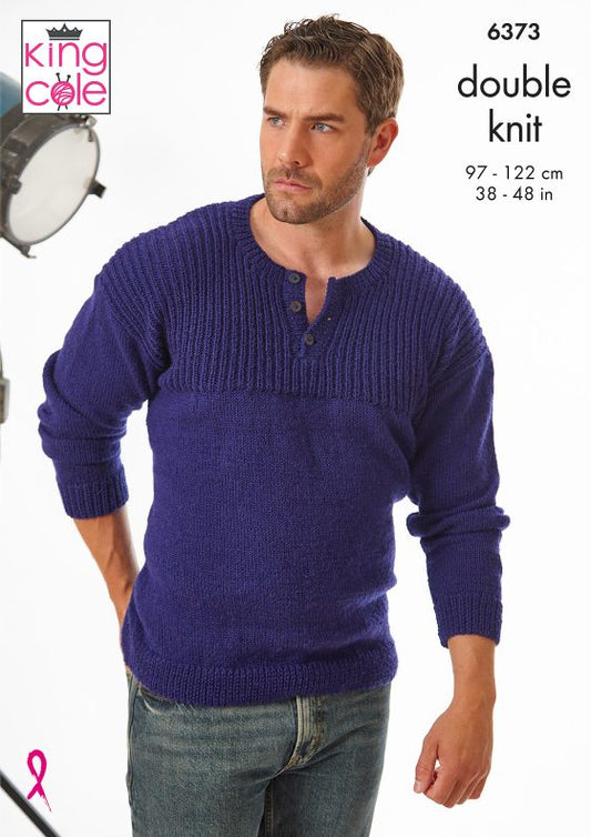 King Cole 6373 Knitting Pattern