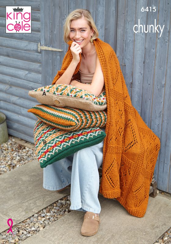King Cole Knitting Pattern 6415 Chunky