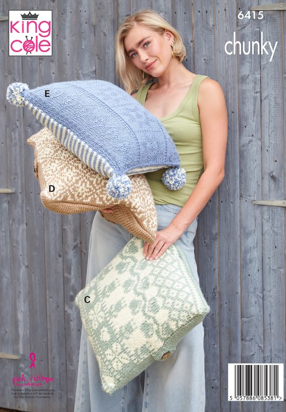 King Cole Knitting Pattern 6415 Chunky