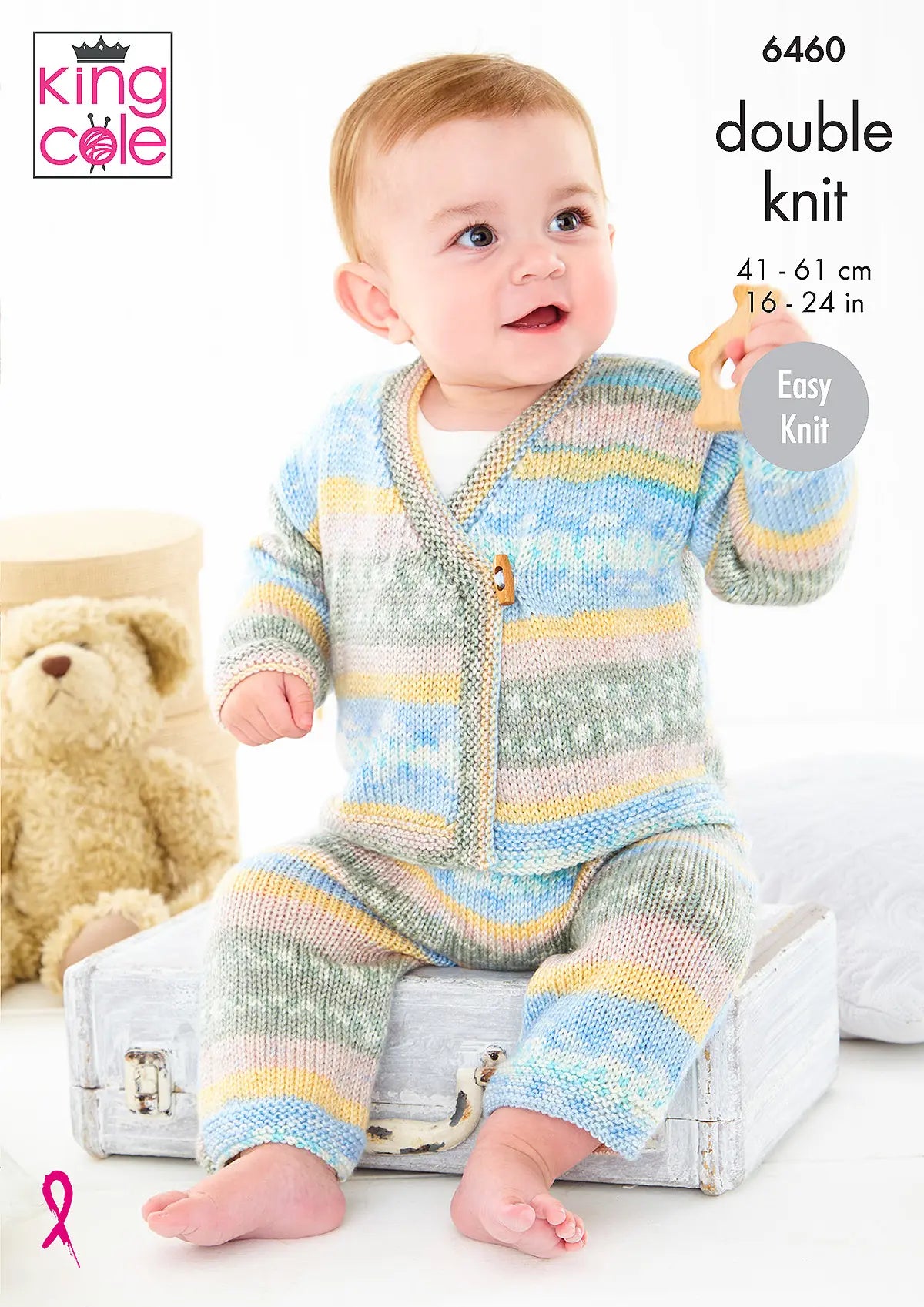King Cole Knitting Pattern DK - Cardigan and Trousers 6460