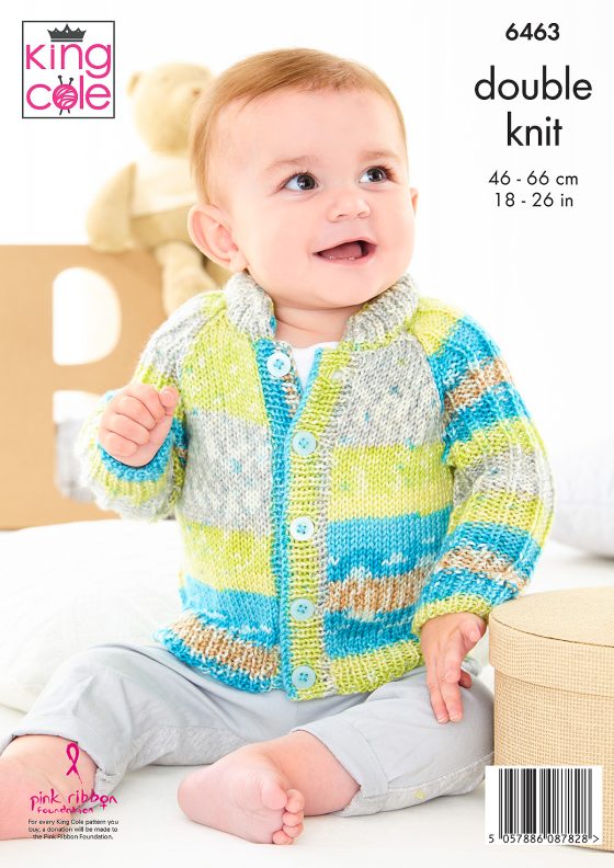 King Cole Knitting Pattern DK - Jackets 6463