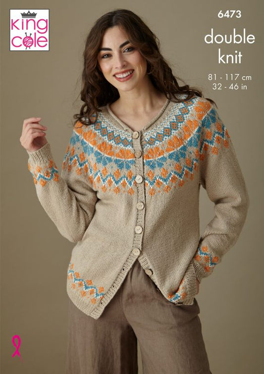 King Cole Knitting Pattern 6473