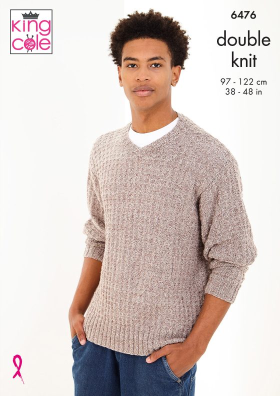 King Cole 6476 Sweaters - Double Knit