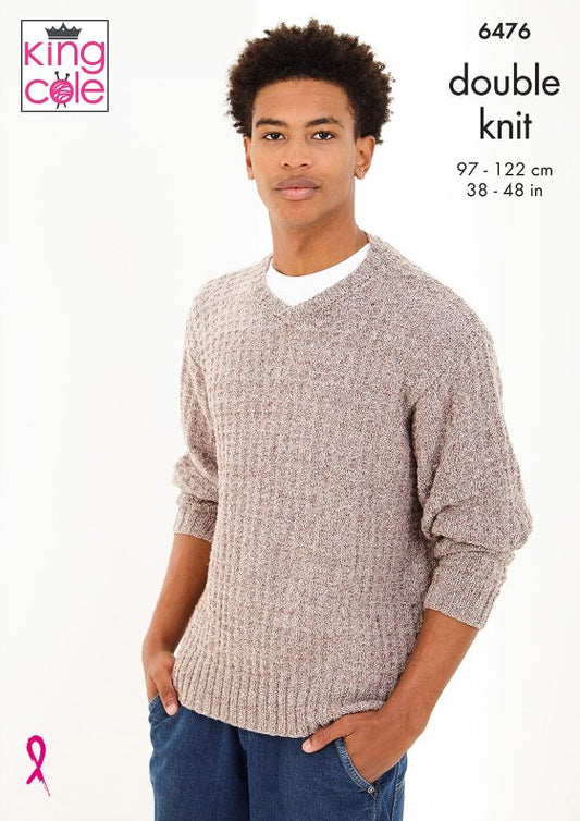 King Cole 6476 Sweaters - Double Knit