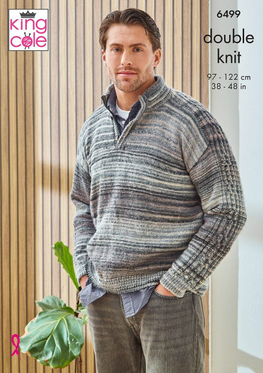 King Cole 6499 Sweaters - Double Knit