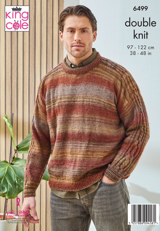 King Cole 6499 Sweaters - Double Knit