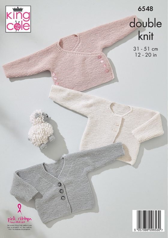King Cole Knitting Pattern 6548 Double Knitting
