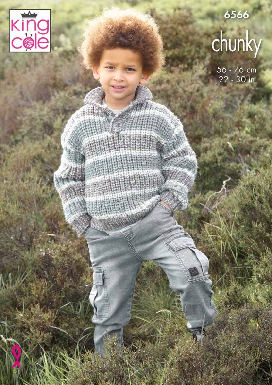 King Cole Knitting Pattern 6566 Chunky