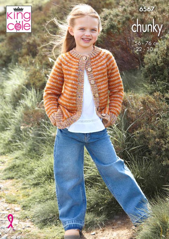 King Cole Knitting Pattern 6567 Chunky