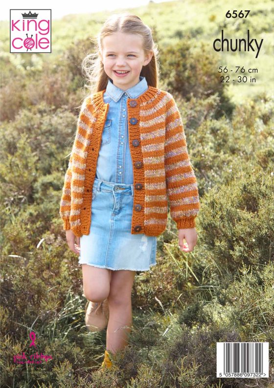 King Cole Knitting Pattern 6567 Chunky