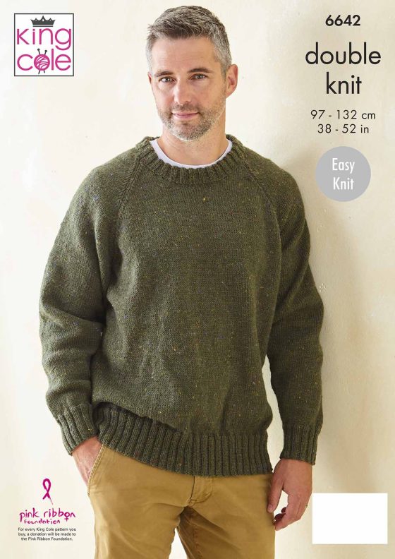 King Cole Knitting Pattern 6642 Double Knit