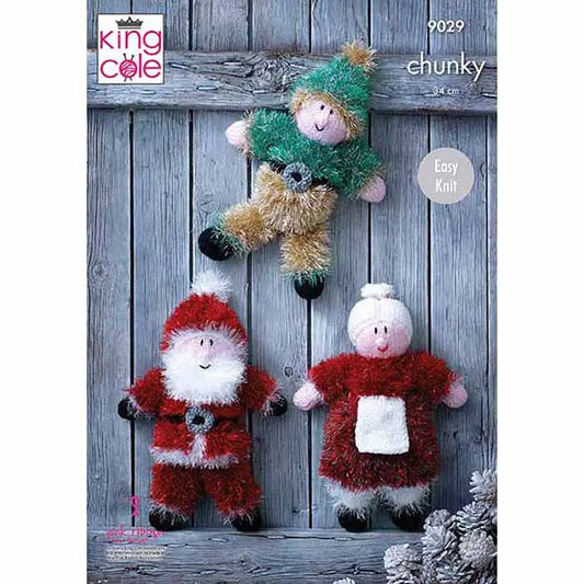 King Cole 9029 Christmas Toys Knitting Pattern