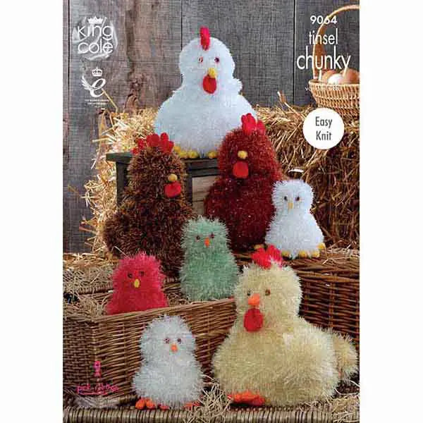 King Cole 9064 Hens and Chicks Knitting Pattern