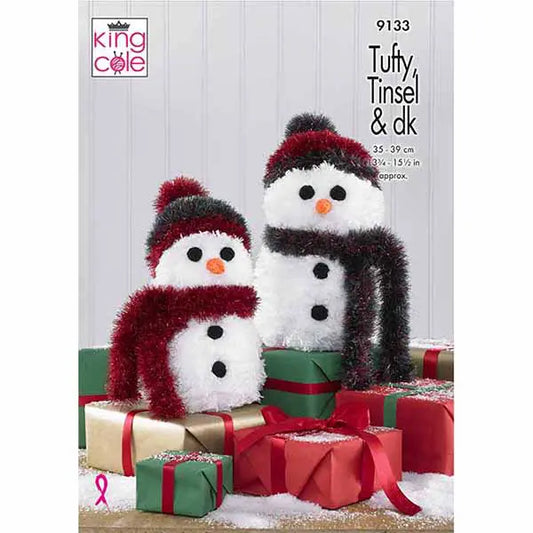 King Cole 9133 Snowman Knitting Pattern