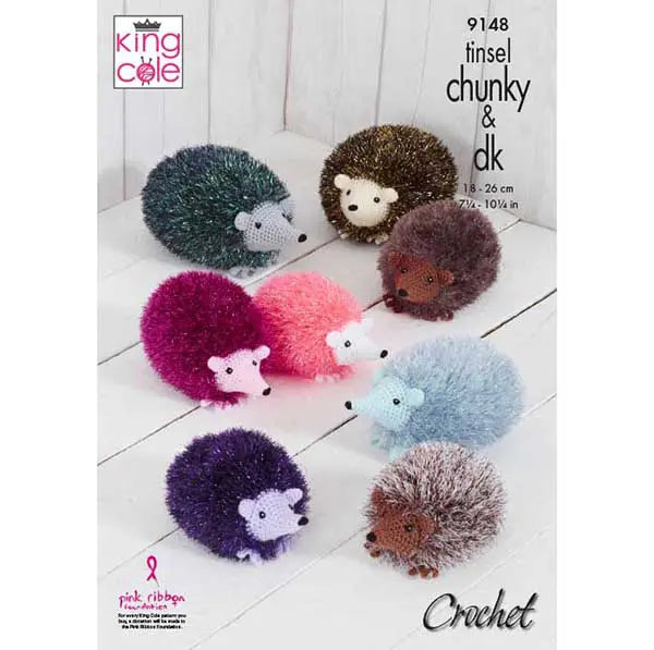 King Cole 9148 Hedgehog Crochet Pattern